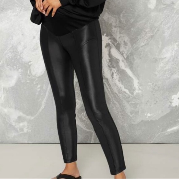 leggings black solid basic - Picture 3 of 5